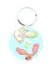 Digimon Anime Wooden Keychain