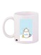 Rabbit Video Game Printed Coffee Mug White/Blue/Yellow