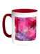 Triangle Printed Coffee Mug Red/White/Purple
