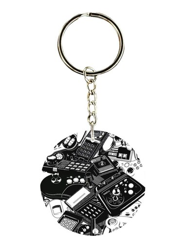 Controllers Printed Keychain