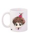 Cartoon Printed Coffee Mug White/Beige/Brown 11ounce
