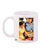 Couple Printed Coffee Mug White/Brown/Yellow