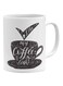 Like My Coffee Light Printed Mug White/Black