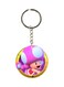 Cartoon Printed Double Sided Keychain