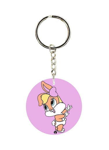Rabbit Printed Keychain