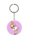 Rabbit Printed Keychain