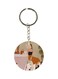 Cartoon Printed Double-Sided Keychain