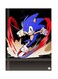 Sonic Metal Plate Poster Multicolour 15x20cm