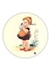 Vintage Art Printed Fridge Magnet Multicolour