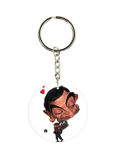 Mr Bean Printed Keychain