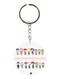 Double Sided Digimon Printed Keychain