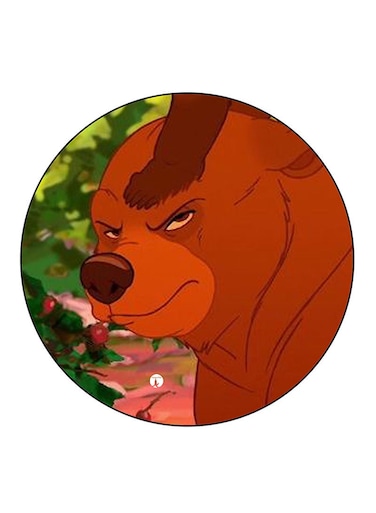 Disney Printed Fridge Magnet Round Multicolour