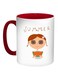 Summer Season Printed Coffee Mug White/Red/Orange 11ounce
