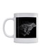 Leopard Printed Mug Black/White 350ml