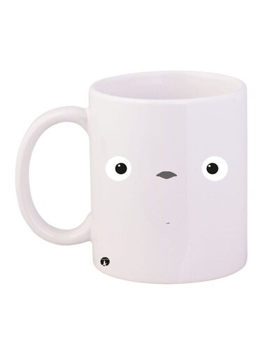 Printed Coffee Mug White/Black/Grey 11ounce