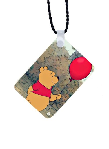 Winnie The Pooh Printed Car Mirror Pendant