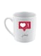 Bandar Name Printed Mug For Coffee And Tea White/Black/Red