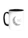 Eid Mubarak Printed Coffee Mug Black White 11 ounce