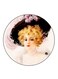 Vintage Art Printed Fridge Magnet Multicolour