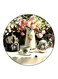 Vintage Art Printed Fridge Magnet Multicolour