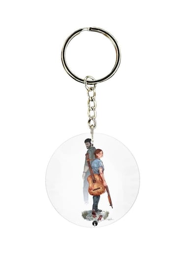 Video Game The Last Of Us Printed Keychain