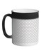 Decorative Dot Printed Colour Changing Coffee Mug Black 11ounce