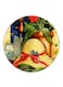 Vintage Art Printed Fridge Magnet Multicolour
