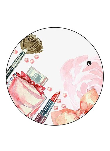 Make Up Printed Fridge Magnet Round Multicolour