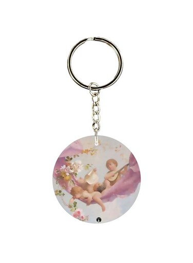 Double Sided Baby Printed Keychain