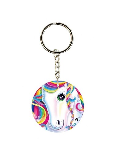 Unicorn Printed Keychain