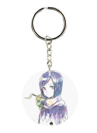 Anime Digimon Printed Keychain