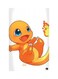 Printed Fridge Magnet Orange/White 8.5x0.4x5.5cm