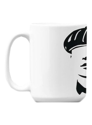 Thomas Shelby Printed Mug Black/White