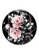 Flowers Printed Fridge Magnet Round Multicolour