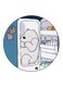 We Bare Bears Printed Fridge Magnet Multicolour