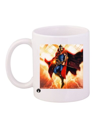 Doctor Strange Printed Coffee Mug White Blue Red Standard Size