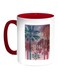 Enjoy The Summer Time Printed Coffee Mug Red/White/Blue
