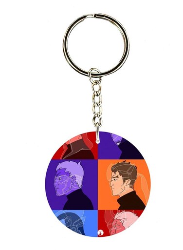 Video Game Overwatch Double Side Printed Keychain