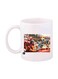 Printed Multiple Characters Mug White/Red/Yellow Standard Size