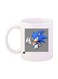 Printed Sonic Mug White/Blue/Grey Standard Size