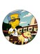 Simpsons Printed Fridge Magnet Multicolour