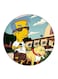 Simpsons Printed Fridge Magnet Multicolour