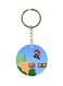 Cartoon Themed Single Sided Keychain