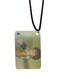 Adnan With Lina Printed Car Mirror Pendant