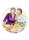 Vintage Art Printed Fridge Magnet Multicolour