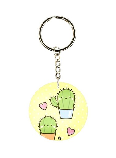 Cartoon Printed Keychain