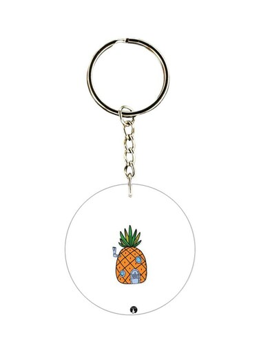 SpongeBob's Pineapple House Printed Double Sided Keychain