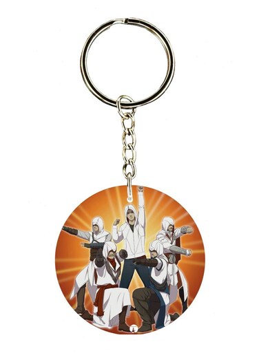 Assasins Creed Double Side Printed Keychain