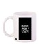 Normal People Scare Me Printed Coffee Mug White/Black