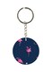 Birds Printed Double Sided Keychain